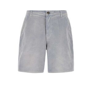 Prada Men Powder Blue Gabardine Bermuda Shorts